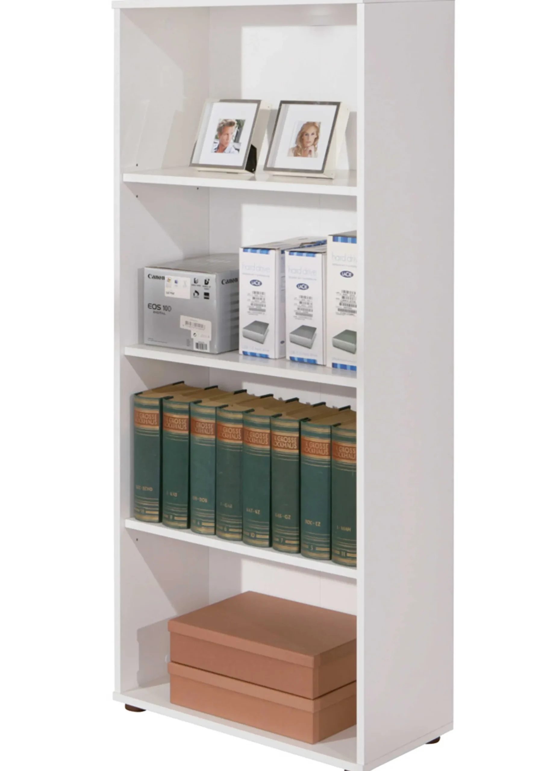 Bücherregal Parini 4 Fächer - weiß