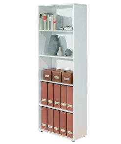 Bücherregal Parini 5 Fächer - weiß