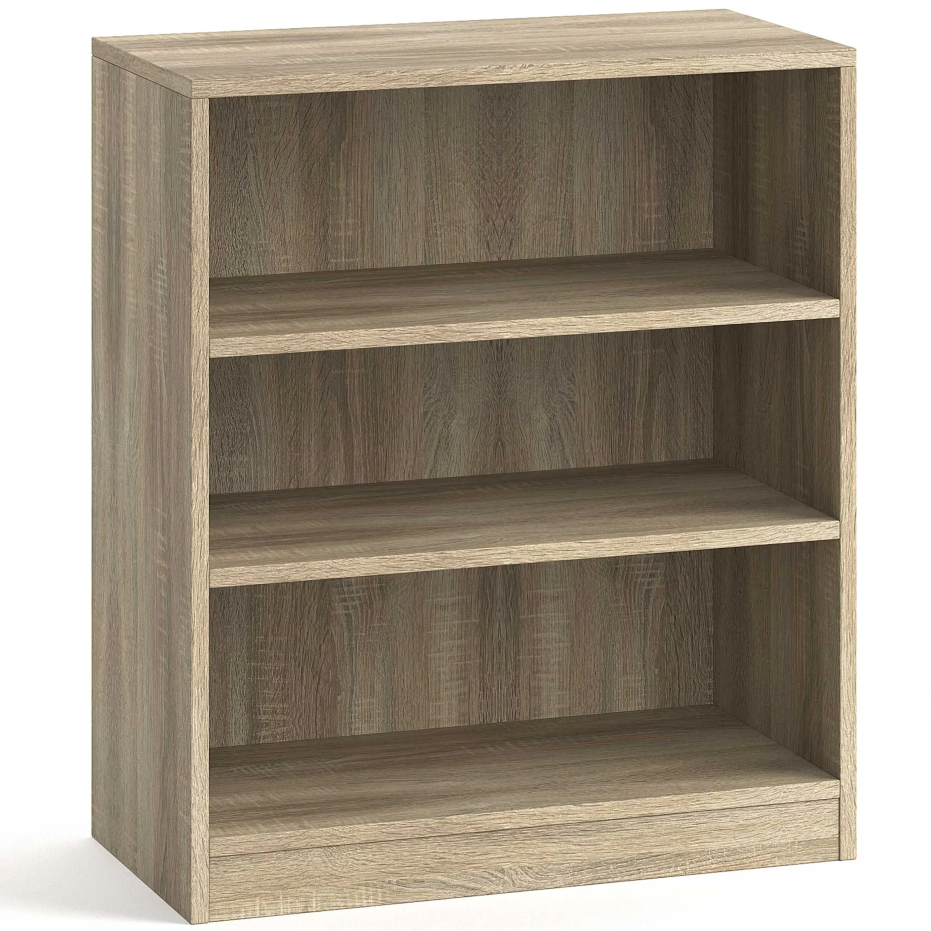 Bücherregal Stacy 72 cm 2 Fachböden-sonoma Eiche