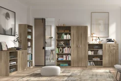 Bücherregal Stacy 72 cm 3 Fachböden-sonoma Eiche