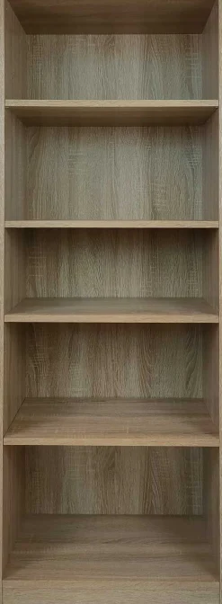 Bücherregal Stacy 55 cm 4 Fachböden-sonoma Eiche