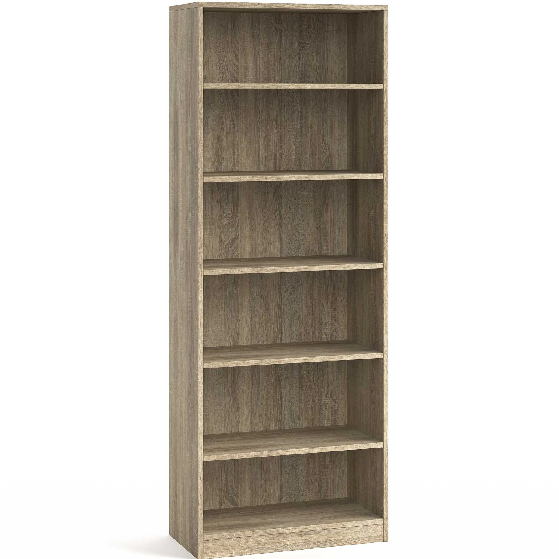 Bücherregal Stacy 72 cm 5 Fachböden-sonoma Eiche