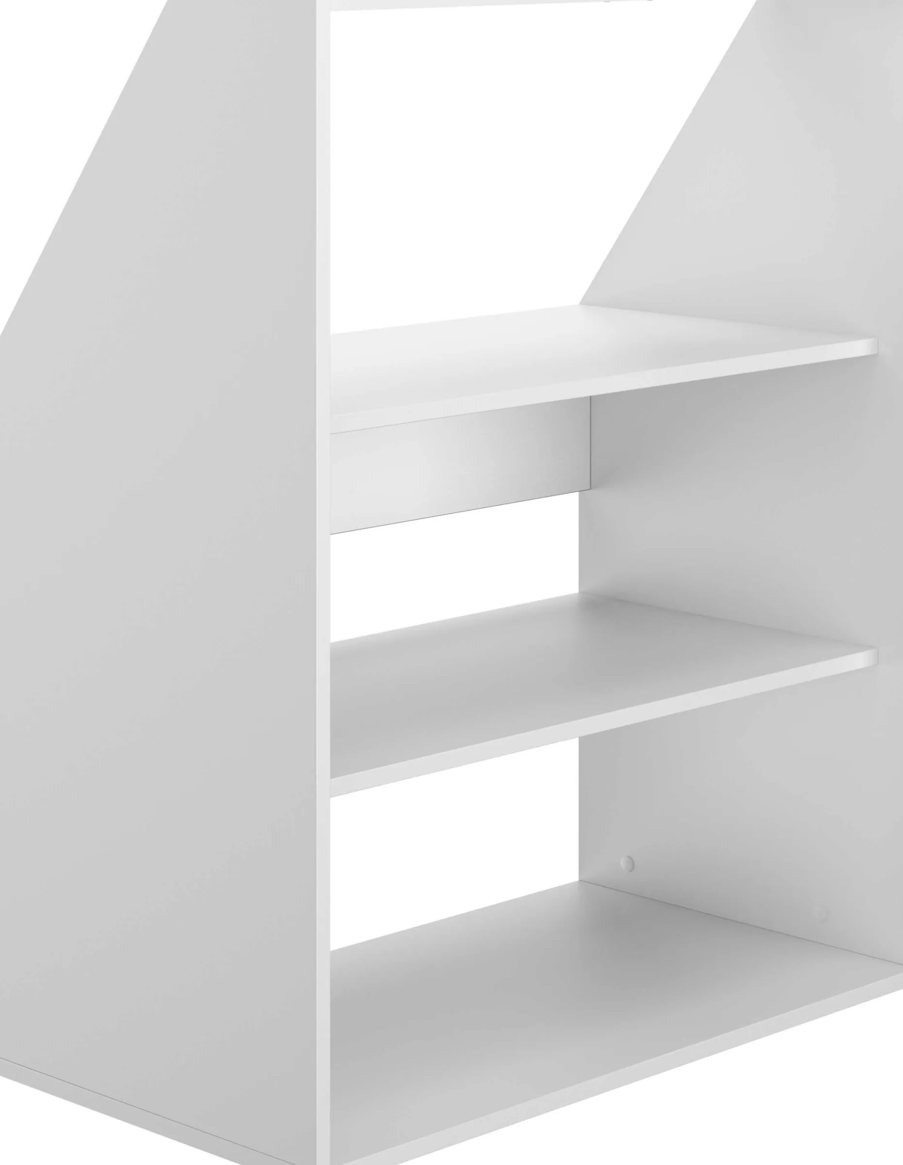 Bücherregal Under - 91x50x110cm - weiß