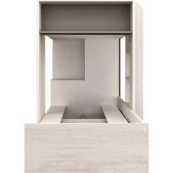 Beau Etagenbett 90x190 cm - Kiefer/Braun