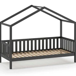 Bedhouse Dallas 90x200 mit Bettkasten - anthrazit