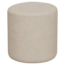 House Nordic Bouclé Pouf: Ø34x36 cm