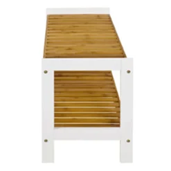 Beistellregal Bethany - 70x26x34 cm - Bambus/MDF