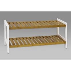 Beistellregal Bethany - 70x26x34 cm - Bambus/MDF