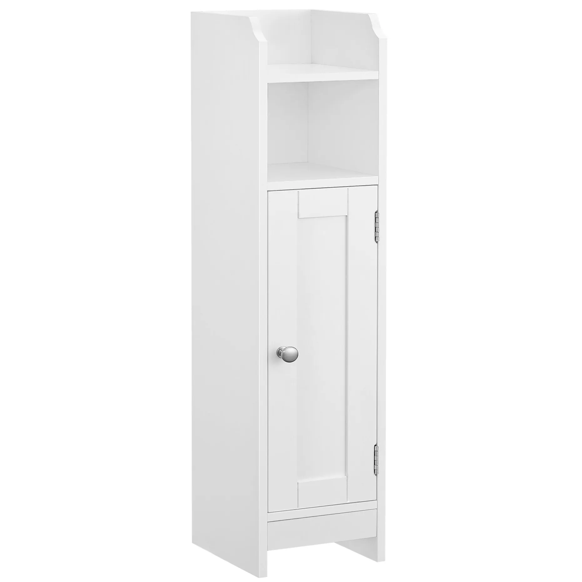Beistellschrank Maddy | 18 x 20 x 80 cm | Weiß