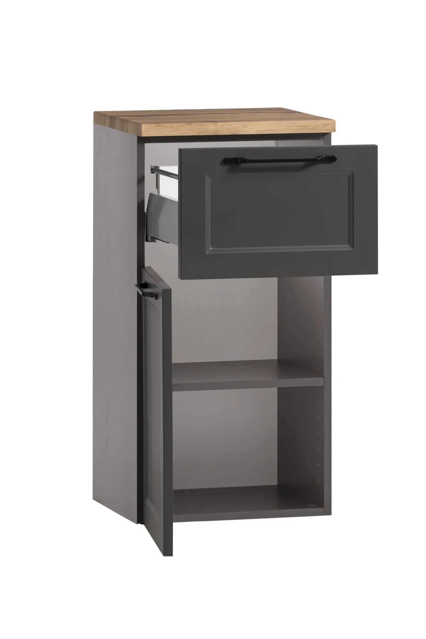 Beistellschrank Meran | 40 x 35 x 79 cm | Grau