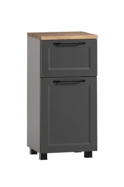 Beistellschrank Meran | 40 x 35 x 79 cm | Grau