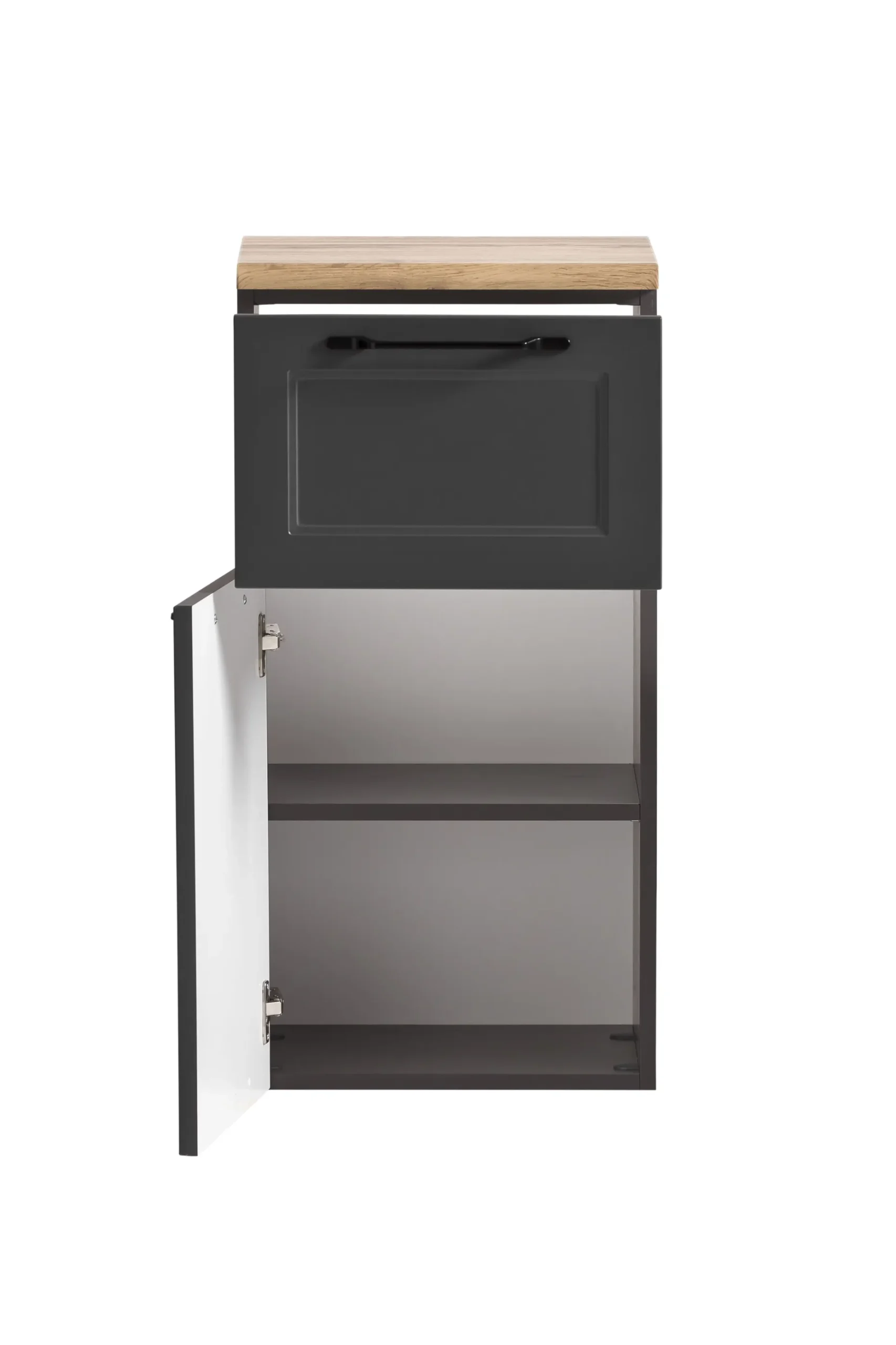 Beistellschrank Meran | 40 x 35 x 79 cm | Grau