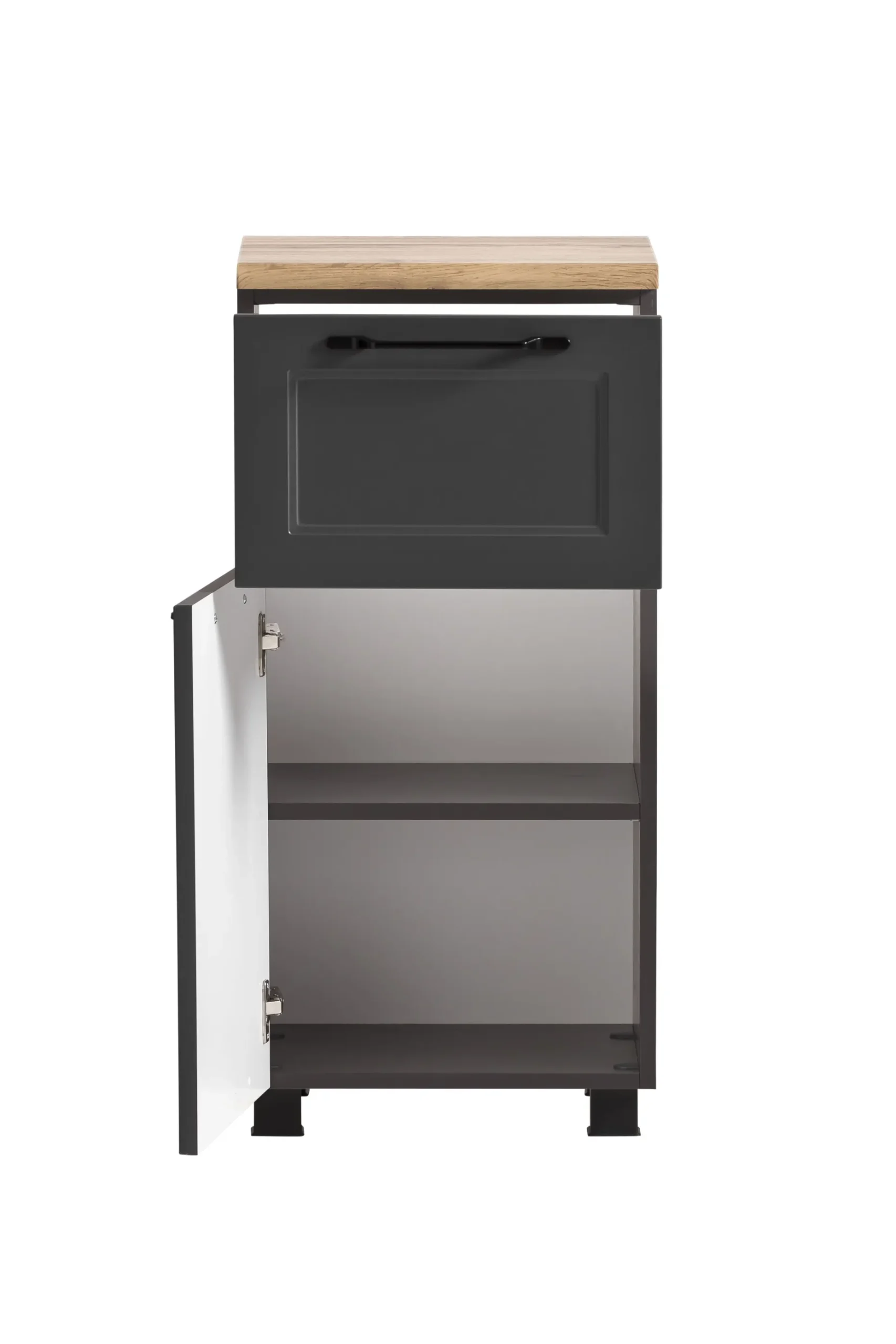 Beistellschrank Meran | 40 x 35 x 79 cm | Grau
