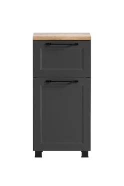 Beistellschrank Meran | 40 x 35 x 79 cm | Grau