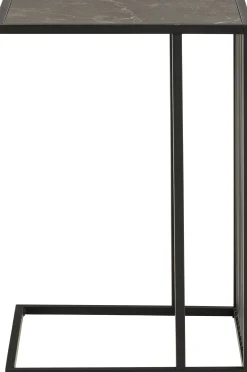 Emob Beistelltisch aus em Marmor, Drahtgestell, 35x43x63 cm