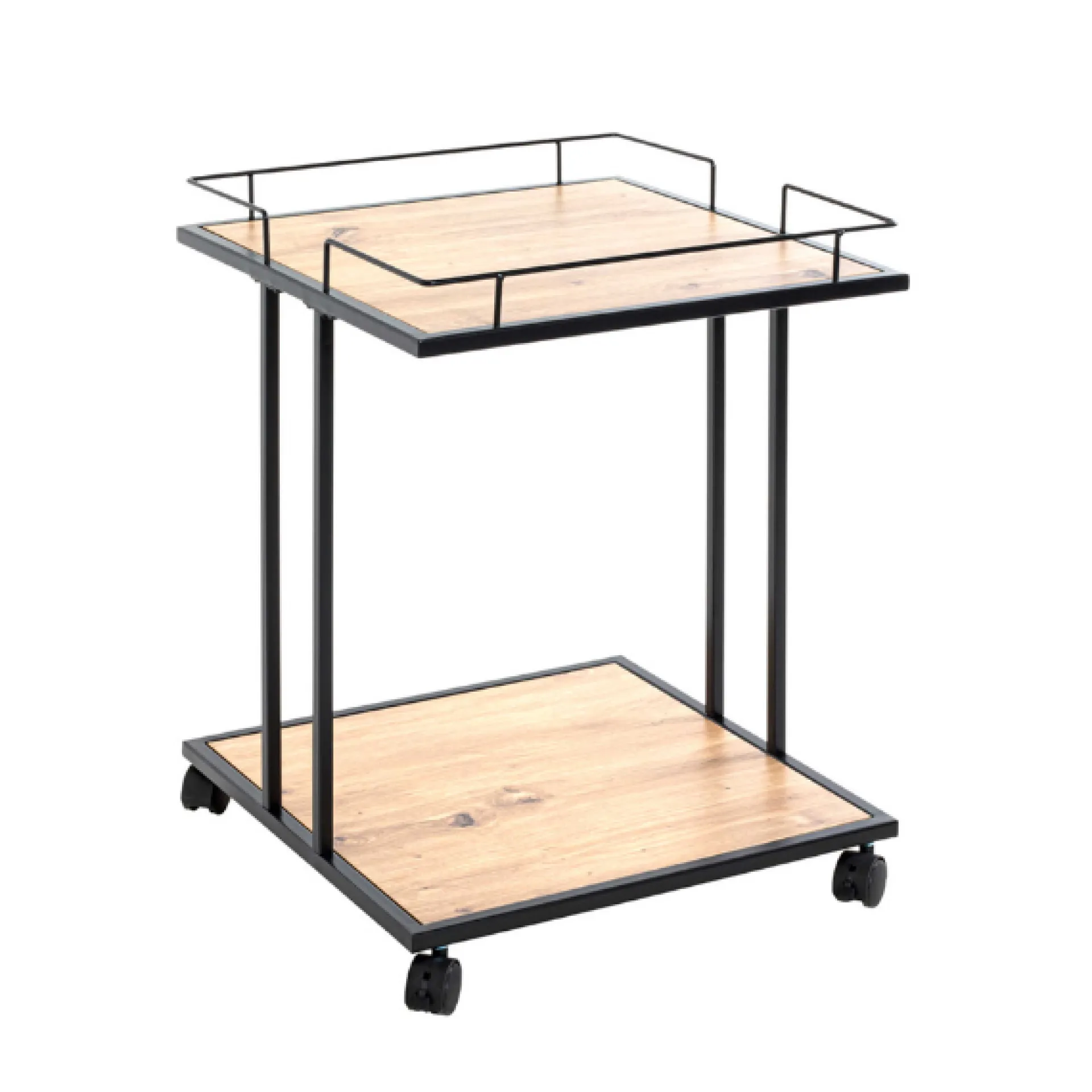 Haku Beistelltisch Berenice - 45x45x60 cm - MDF/Stahl