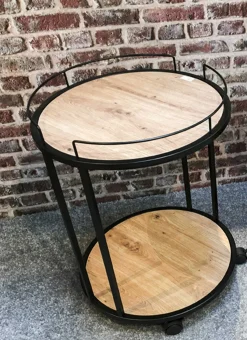 Haku Beistelltisch | Ø45 cm x 60 cm | Eiche Design