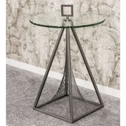 Haku Beistelltisch | Ø45 cm x 57 cm | /Glas