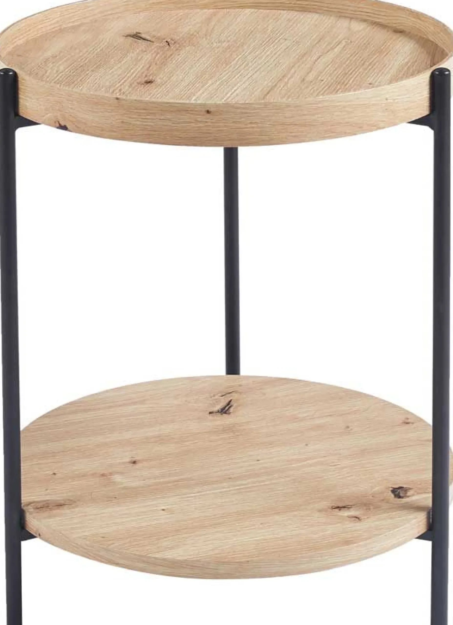 Rousseau Beistelltisch Davina | Ø45 x 55 cm | Old Oak Design