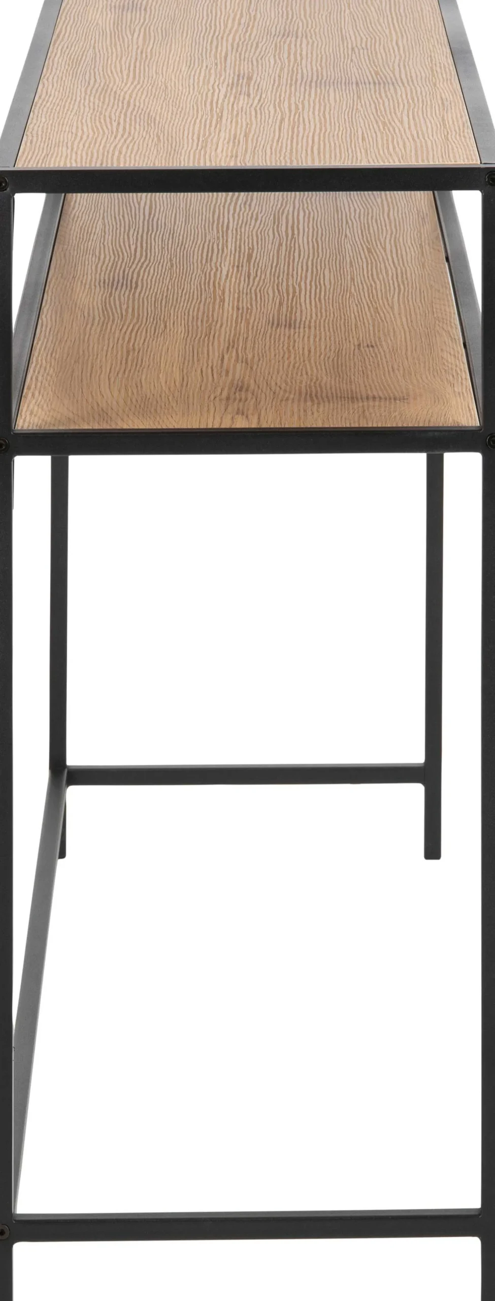 Emob Beistelltisch Dover 120cm industrial - schwarz/Wildeiche