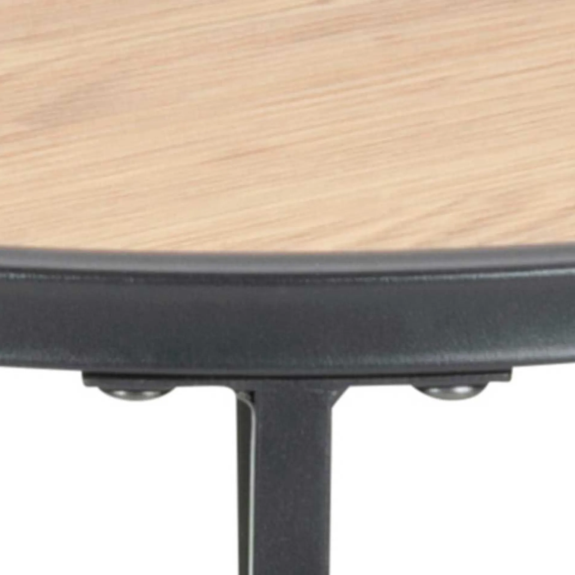Emob Beistelltisch Dover ø40cm - schwarz/Wildeiche
