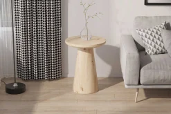 Rousseau Beistelltisch Lukas | Ø45 x 55 cm | Old Oak Design