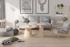 Rousseau Beistelltisch Lukas | Ø45 x 55 cm | Old Oak Design