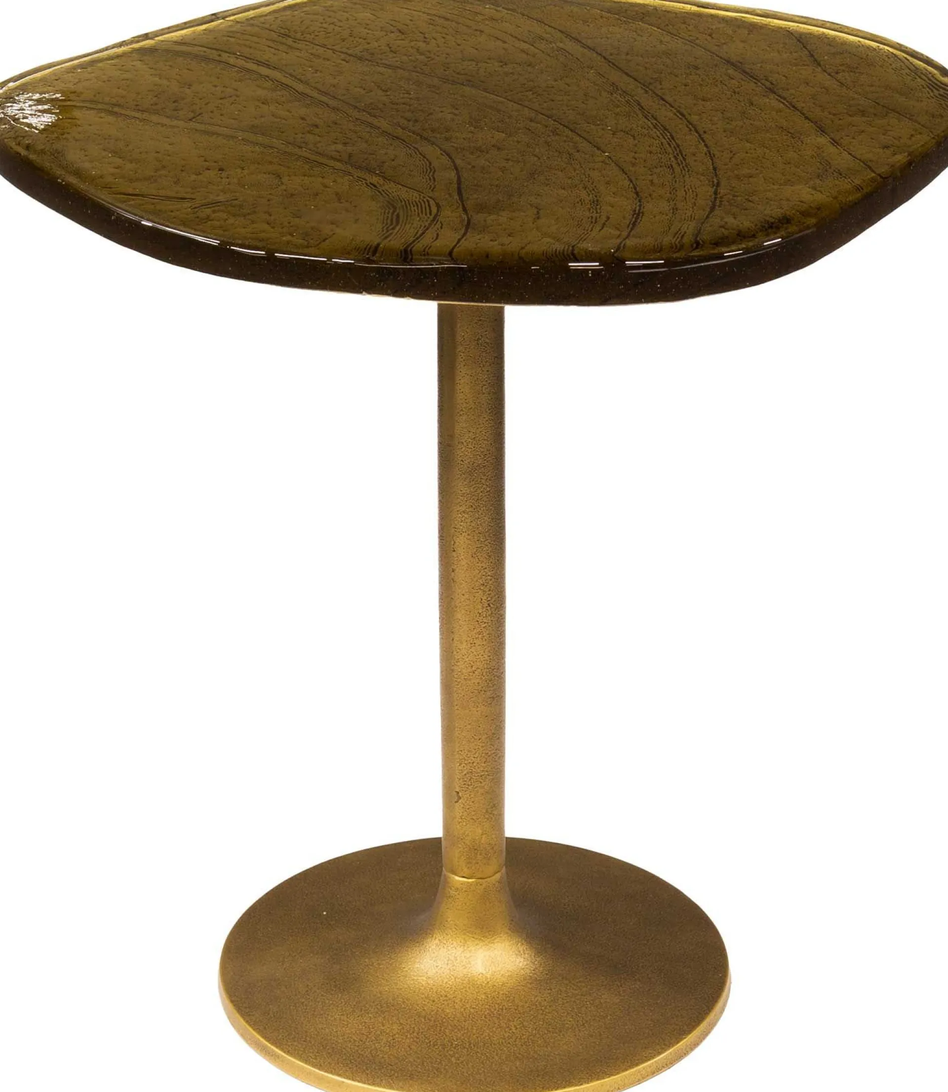 Emob Beistelltisch mit Glasplatte Eclipse S - Antique