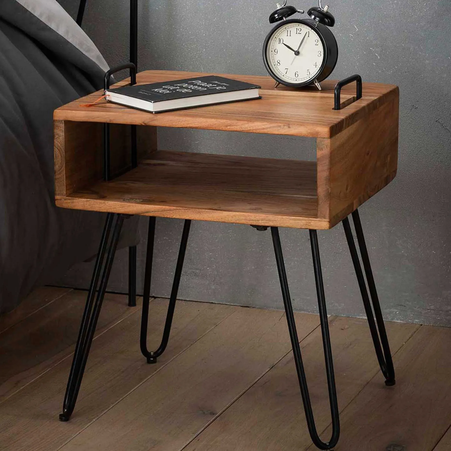 Beistelltisch Quadro Akazienholz
