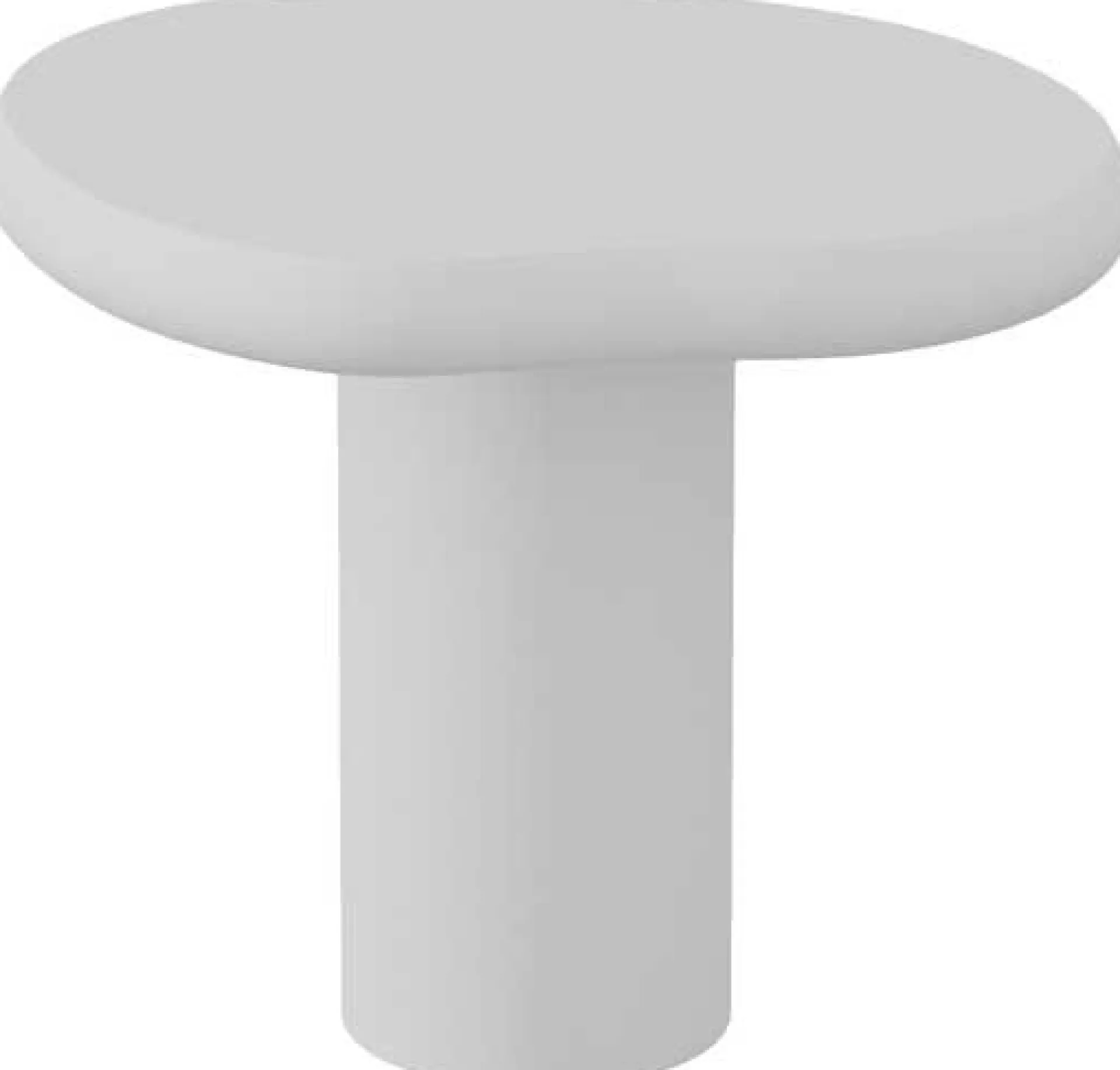 Rousseau Beistelltisch Tavares - 58x50x50cm - organische Form - ecru