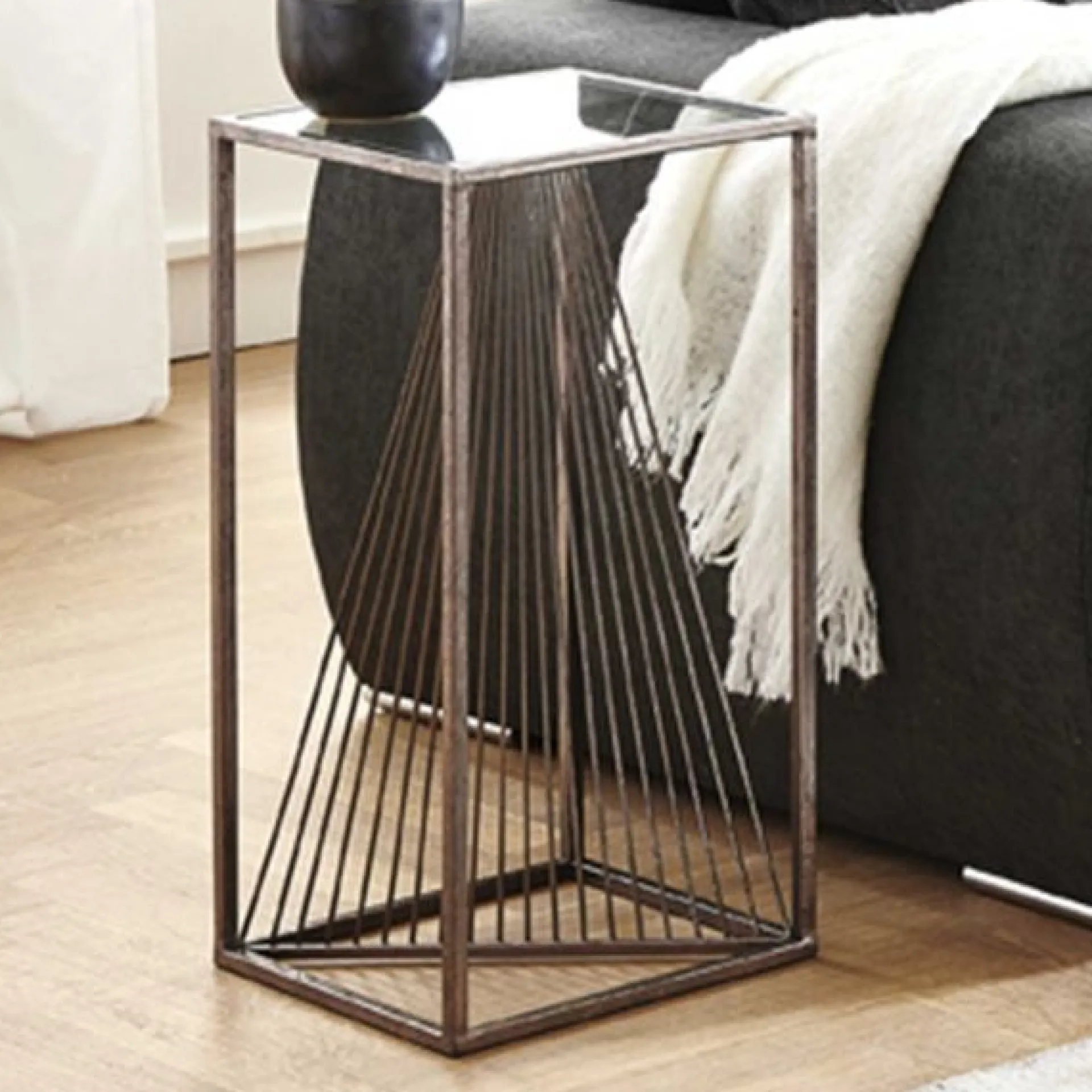 Haku Beistelltisch | 30 x 30 x 60 cm | /Glas