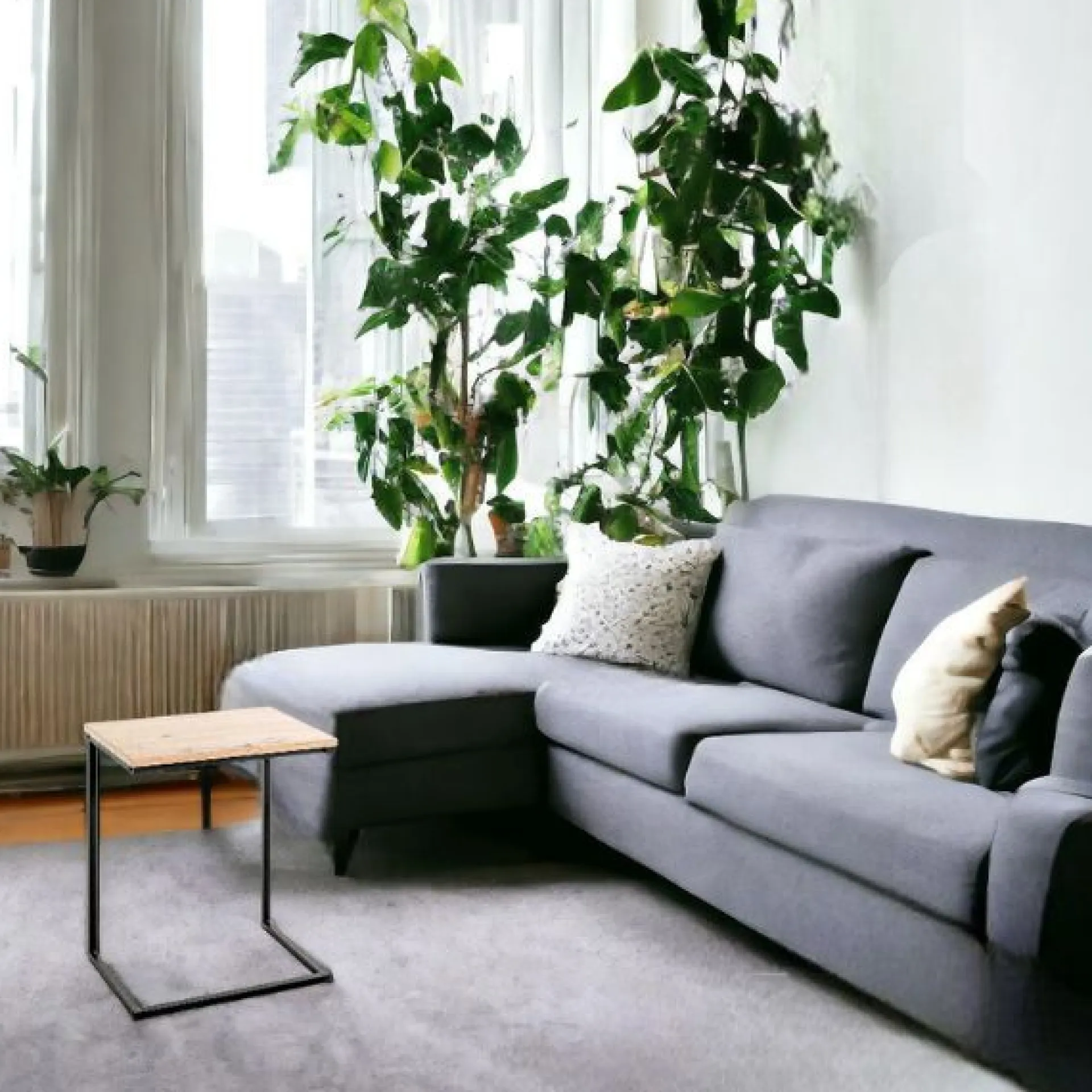 Haku Beistelltisch | 40 x 30 x 50 cm | Design Light Oak