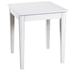 Haku Beistelltisch | 45 x 45 x 51 cm | High Gloss White