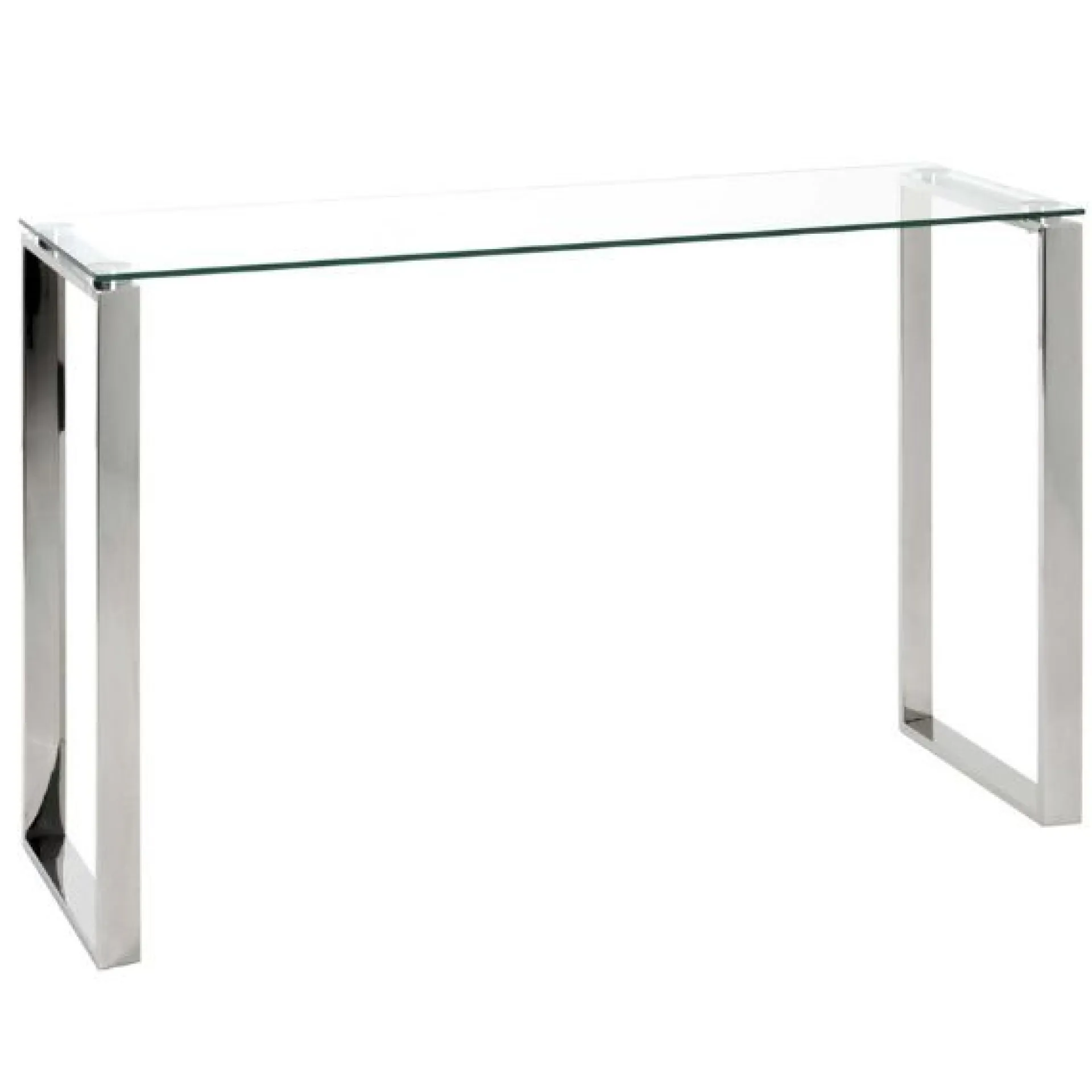 Haku Beistelltisch | 120 x 40 x 78 cm | Metall/Glas