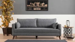 Emob Bella 3-Sitzer-Schlafsofa | HOLZ-/MDF-RAHMEN |