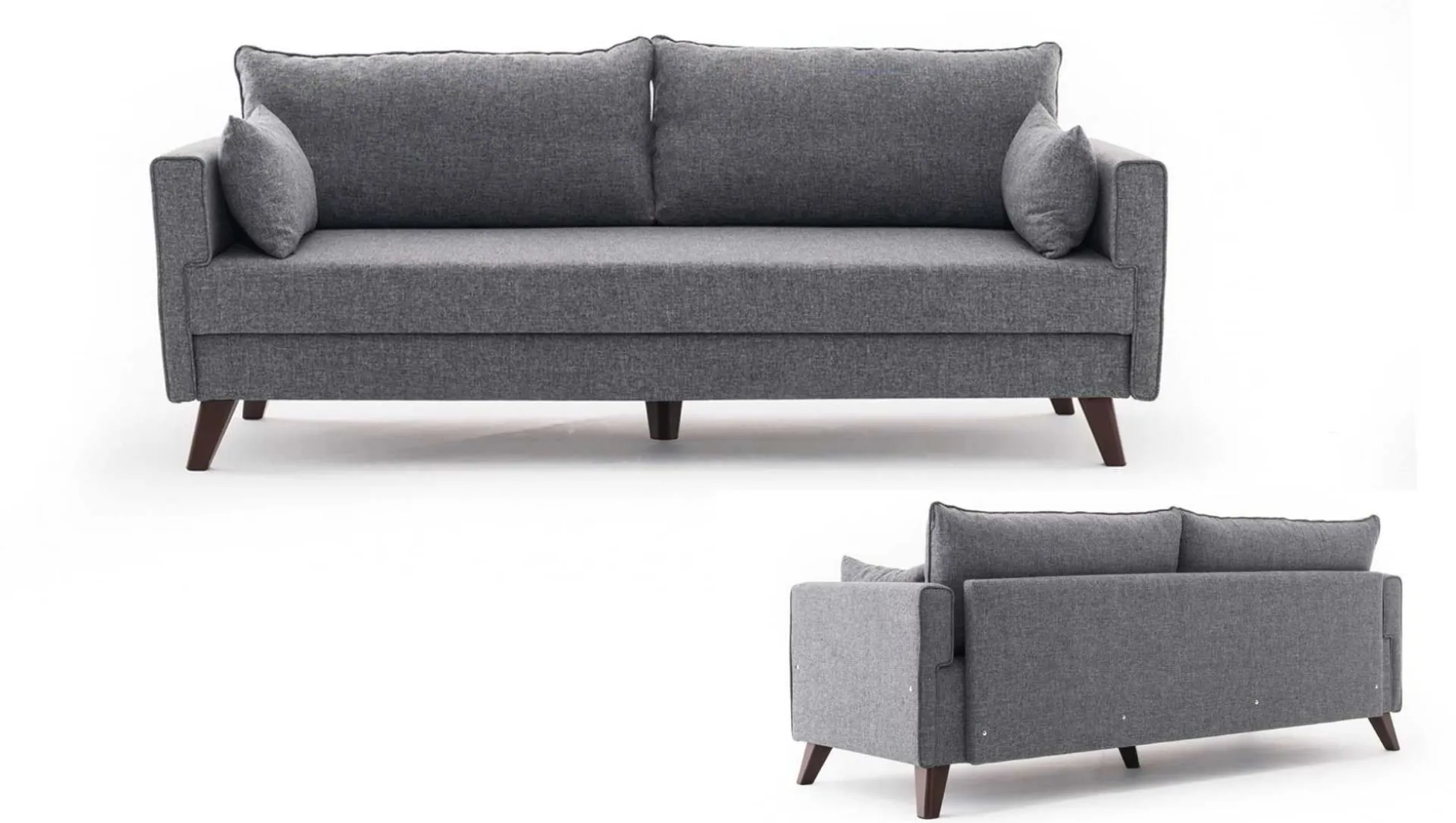 Emob Bella 3-Sitzer-Schlafsofa | HOLZ-/MDF-RAHMEN |