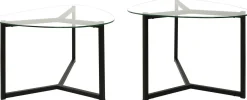 Emob Bellisimo Couchtisch-Set | METALLRAHMEN | Matt
