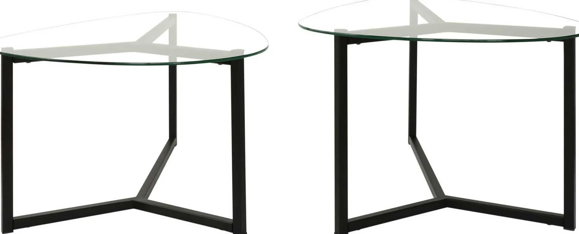 Emob Bellisimo Couchtisch-Set | METALLRAHMEN | Matt