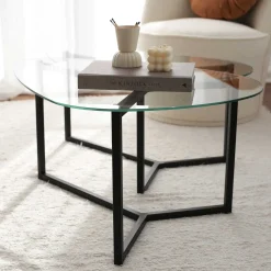 Emob Bellisimo Couchtisch-Set | METALLRAHMEN | Matt