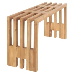 House Nordic Benidorm-Bank aus Teakholz 90x30x49 cm