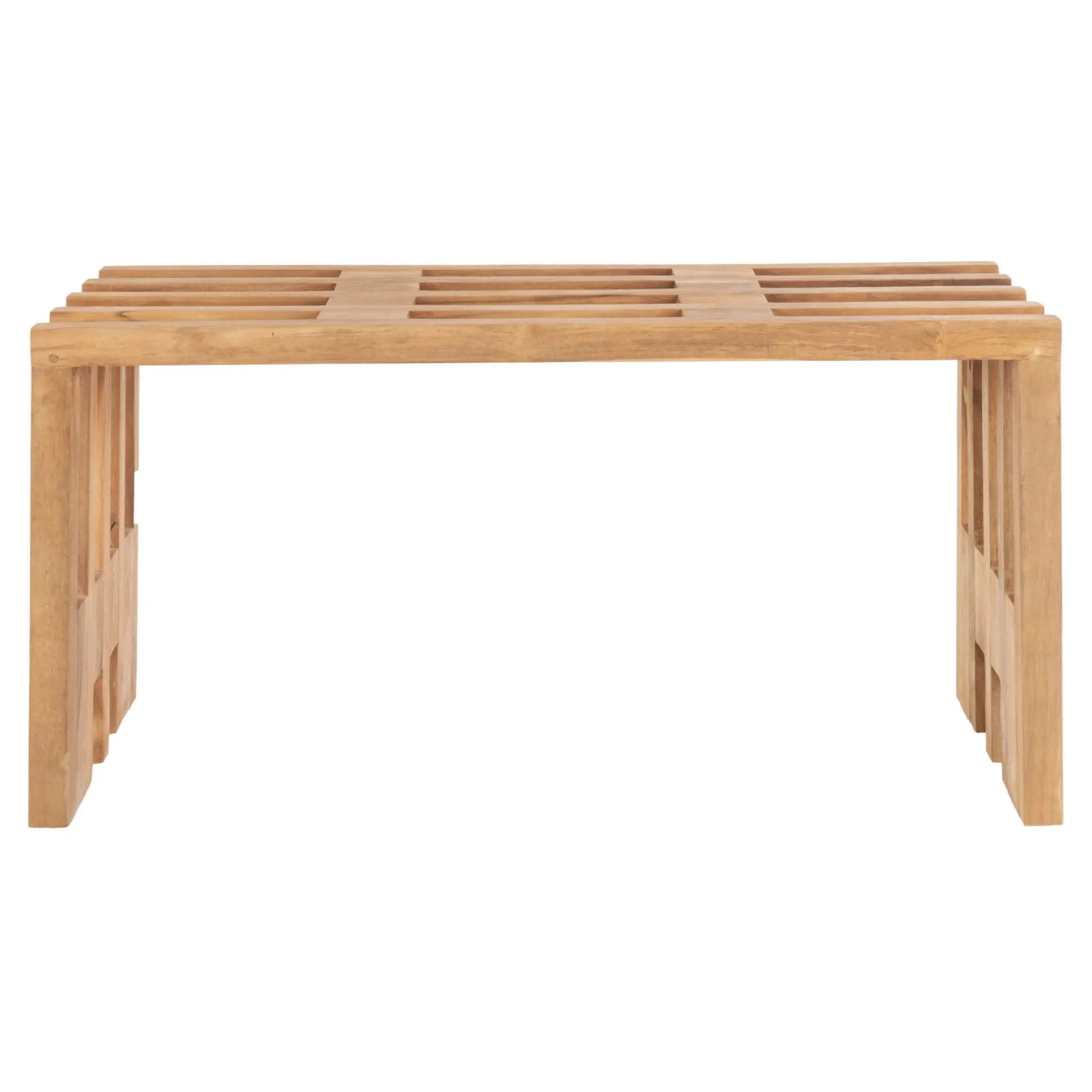 House Nordic Benidorm-Bank aus Teakholz 90x30x49 cm