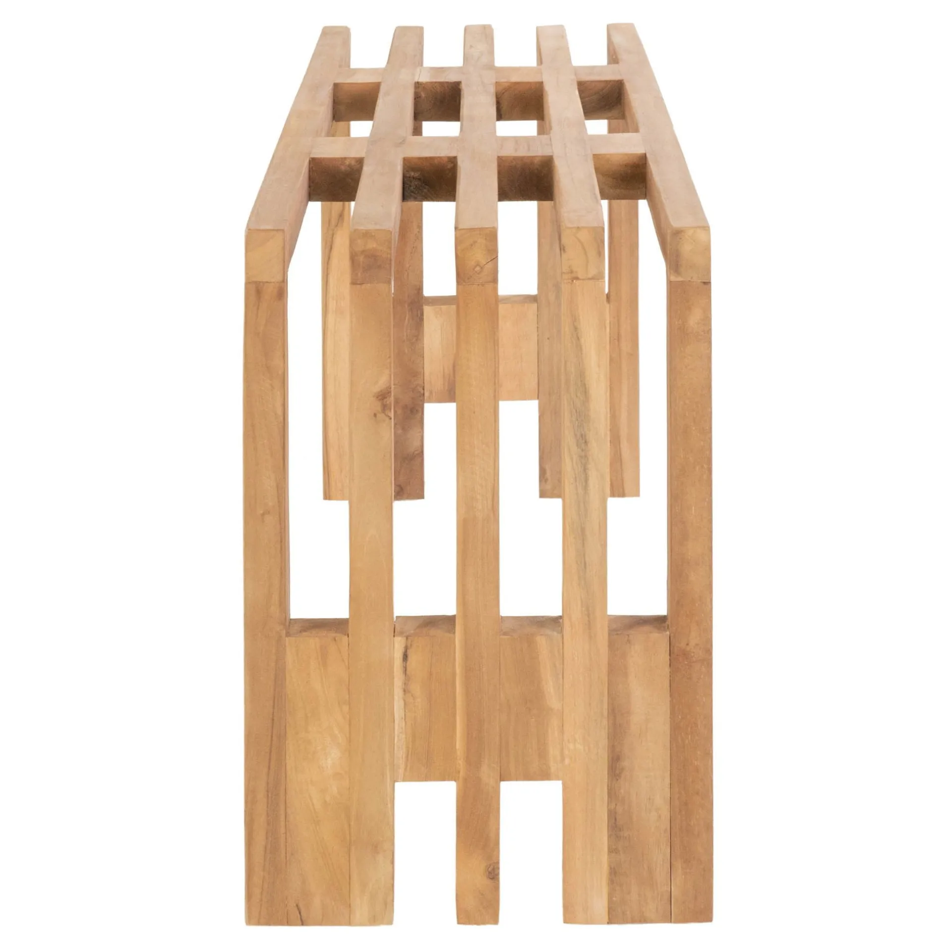 House Nordic Benidorm-Bank aus Teakholz 90x30x49 cm