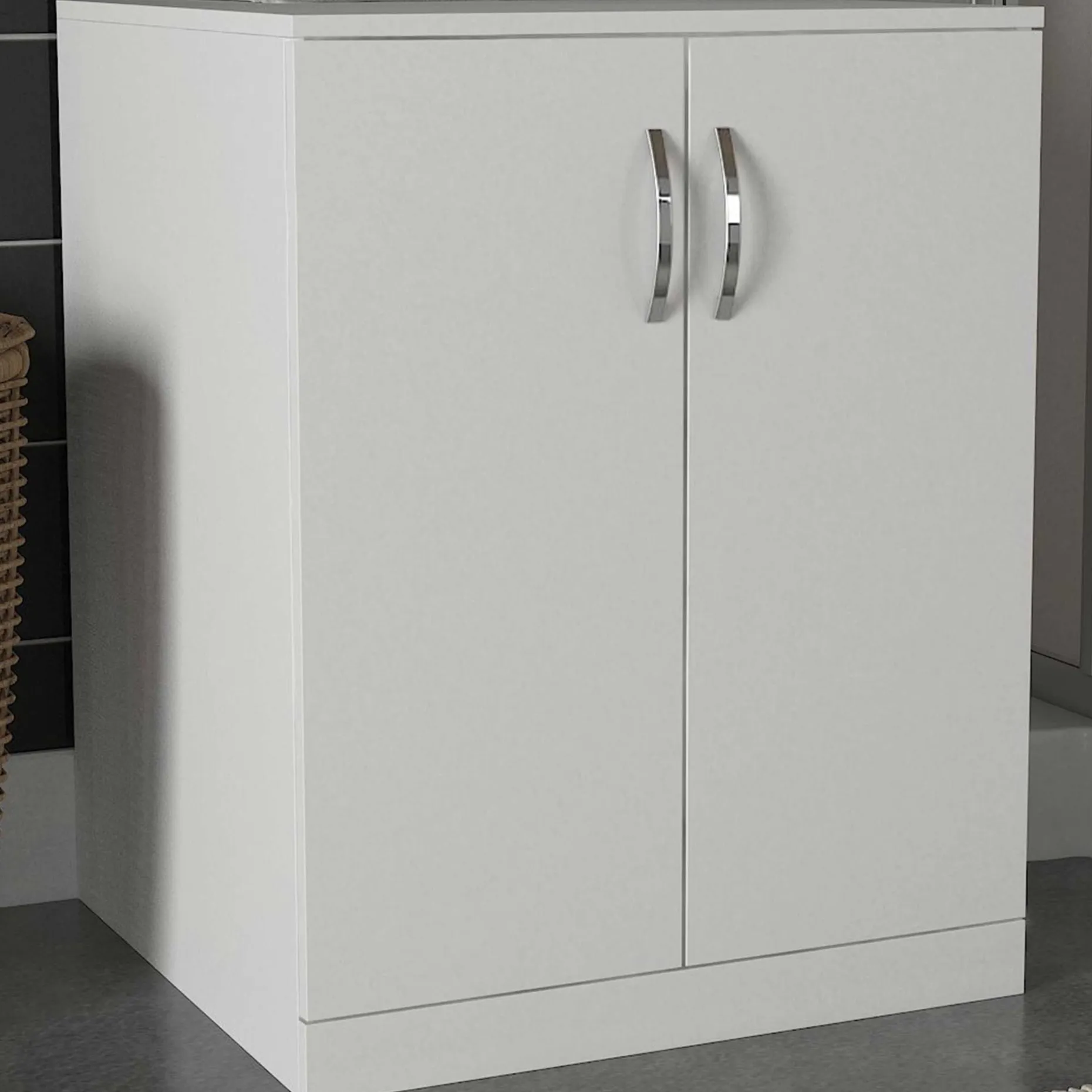 Benito Badezimmerschrank | 100 % MELAMIN | Weiß