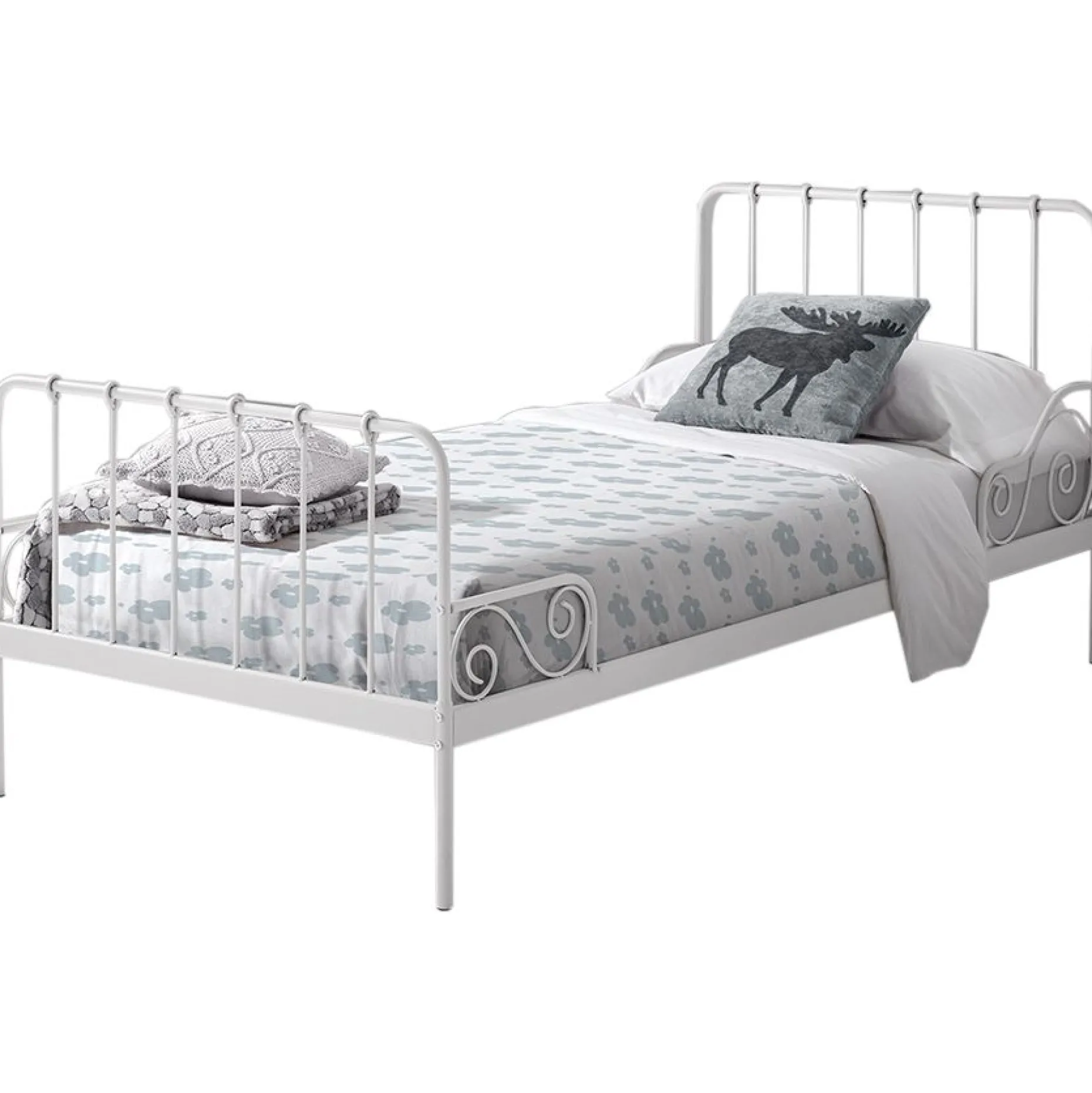 Bett Alice (90x200 cm) - weiß