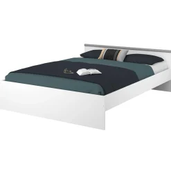 Bett Alma 140x190cm mit Schubladen - weiß
