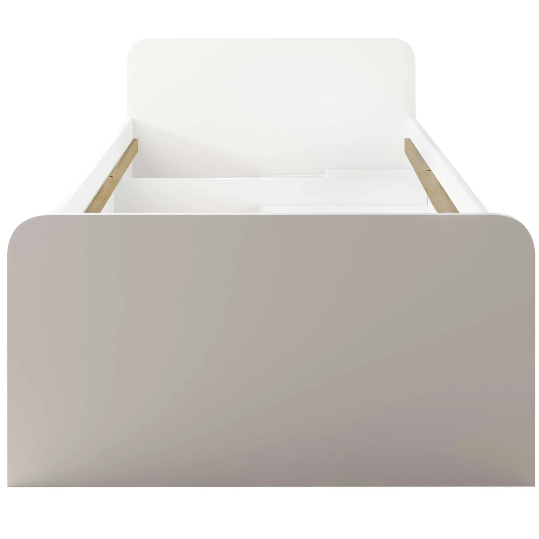 Bett Barko 90x200 mit 3 Schubladen - weiß