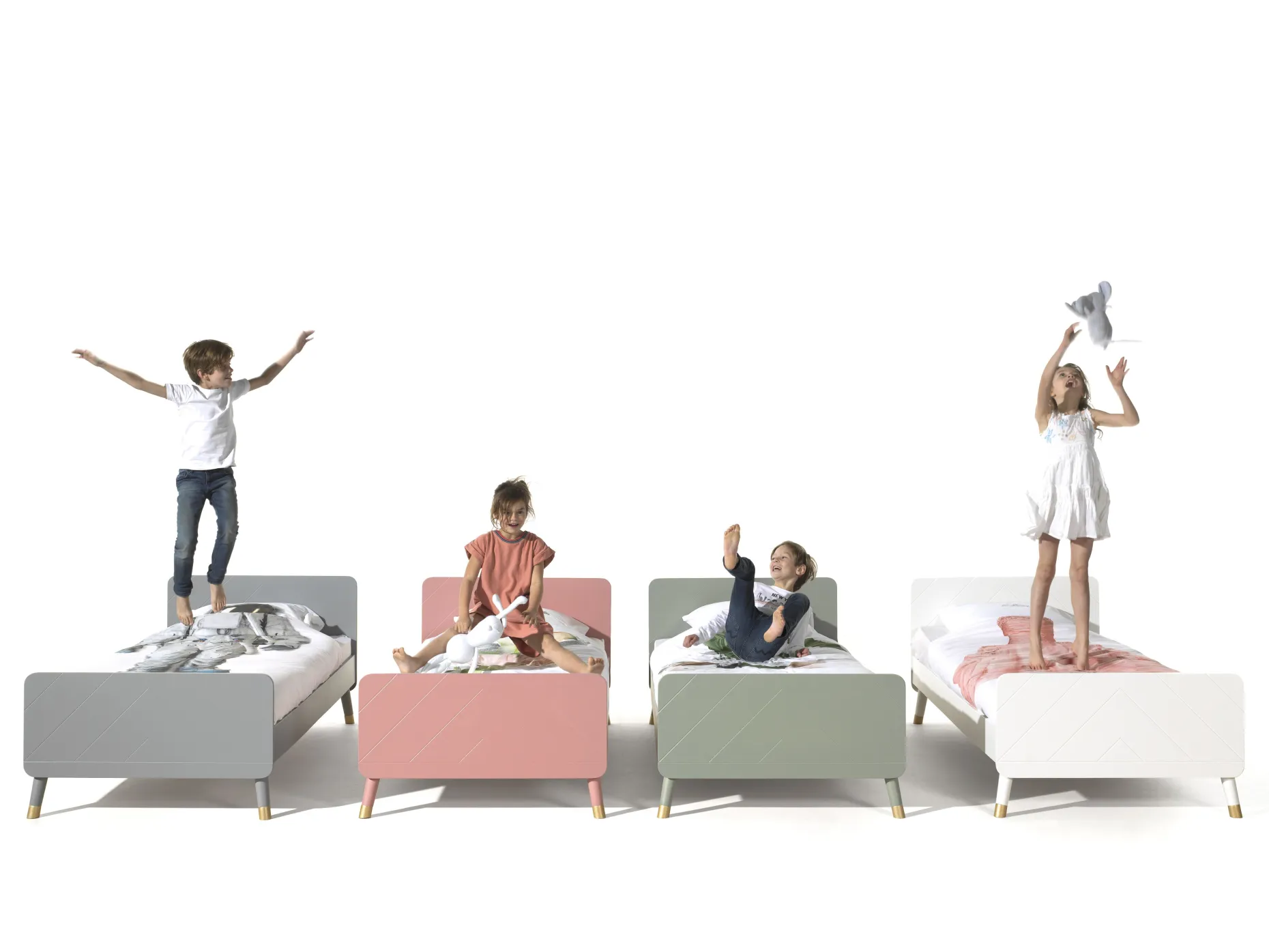 Bett Billy 90x200 - olivgrün