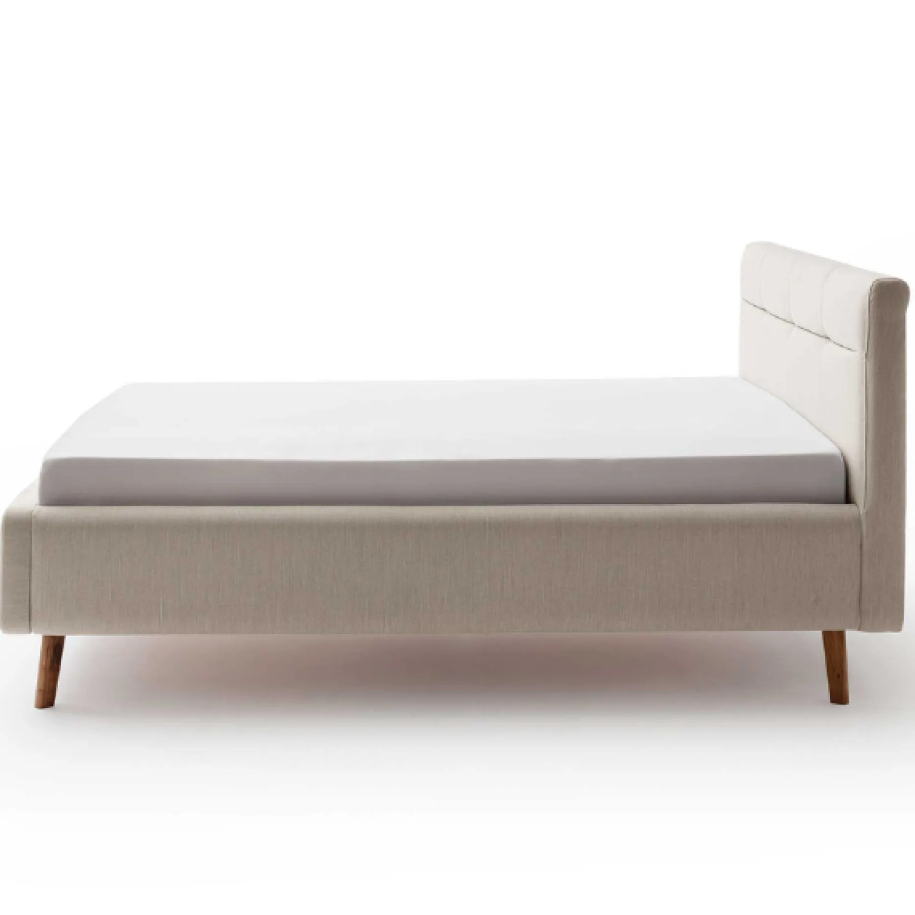 Bett Laika 140x200cm mit Stauraum - beige