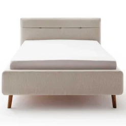 Bett Laika 140x200cm mit Stauraum - beige