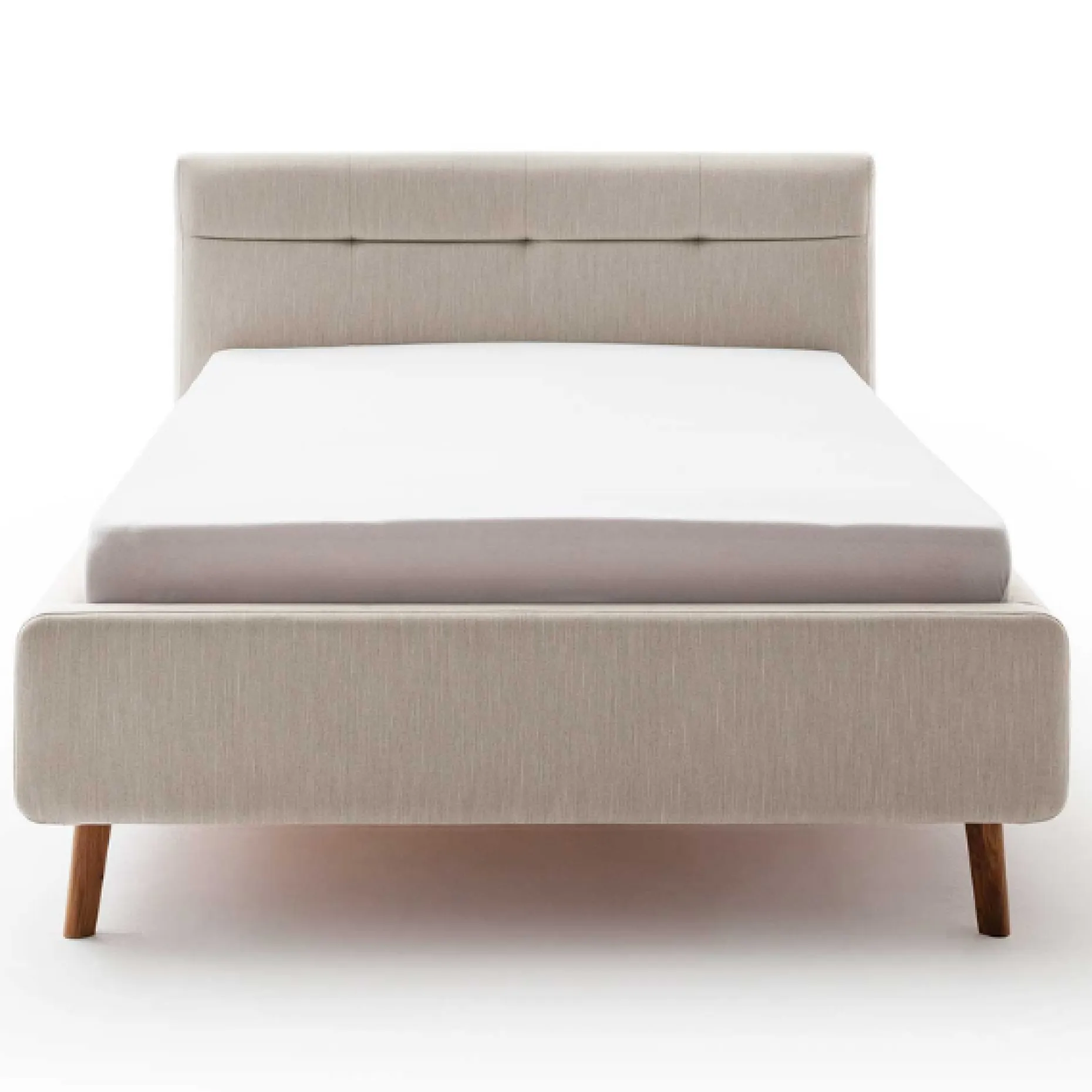 Bett Laika 140x200cm mit Stauraum - beige